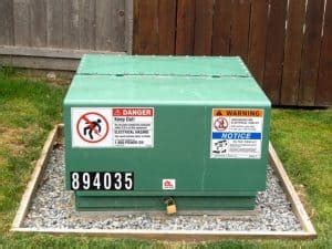 hiding electrical transformer box|diy transformer box in yard.